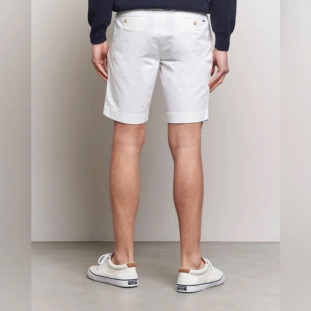 Polo Ralph Lauren Tailored Slim Fit Shorts White - Picture 3 of 10